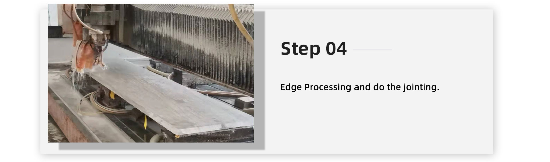 Edge Processing and do the jointing.