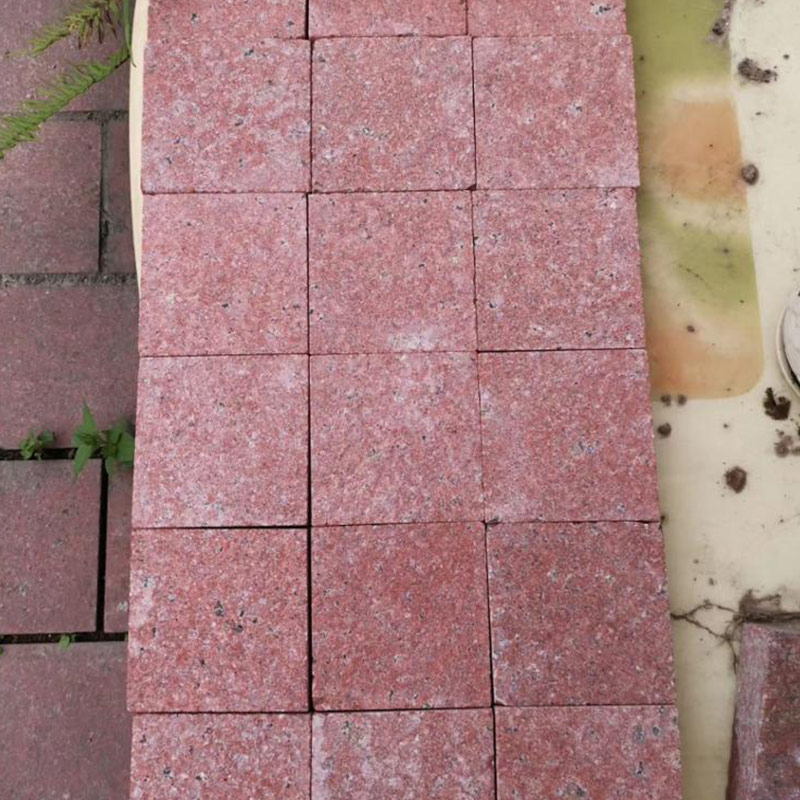 Imperial Red Granite Tile Boden Außengeländer Landschaftsstein