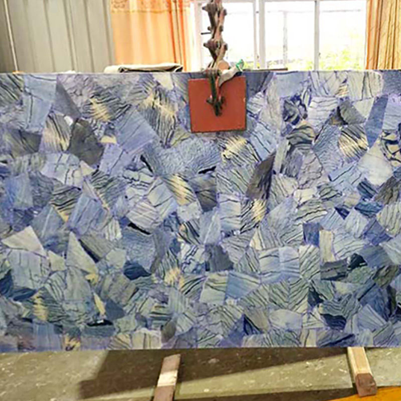 Blaue Aventurin-Platten-Marmor-Arbeitsplatte, Direktverkauf ab Werk