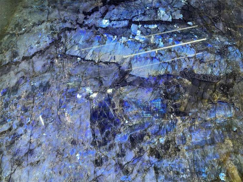 Lemurische blaue Labradorit-Granit-Arbeitsplatte