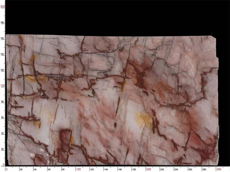 Natürliche rosa Cristallo-Quarzitplatten