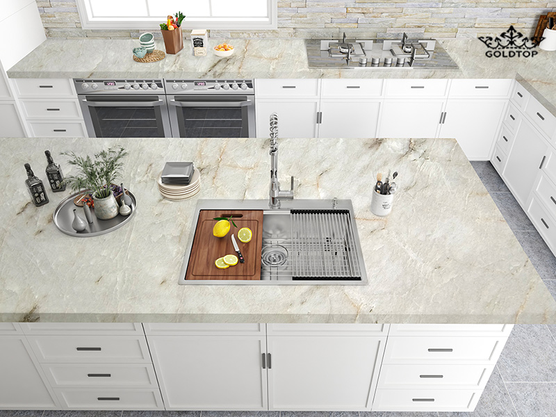 Zurich white Quartzite countertop