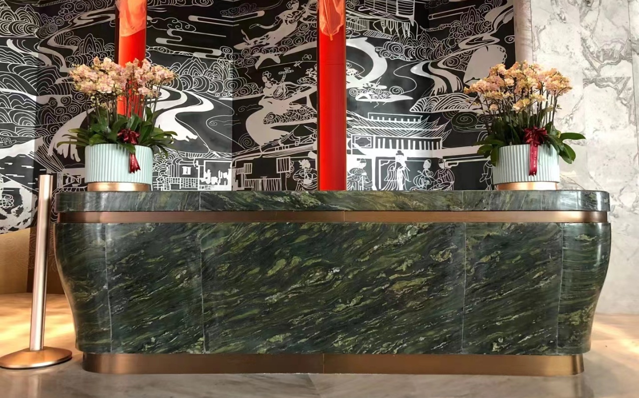 Green Silk Quartzite Countertops