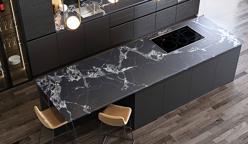 5095 Napoleon Black Quartz With White Veins Suppliers