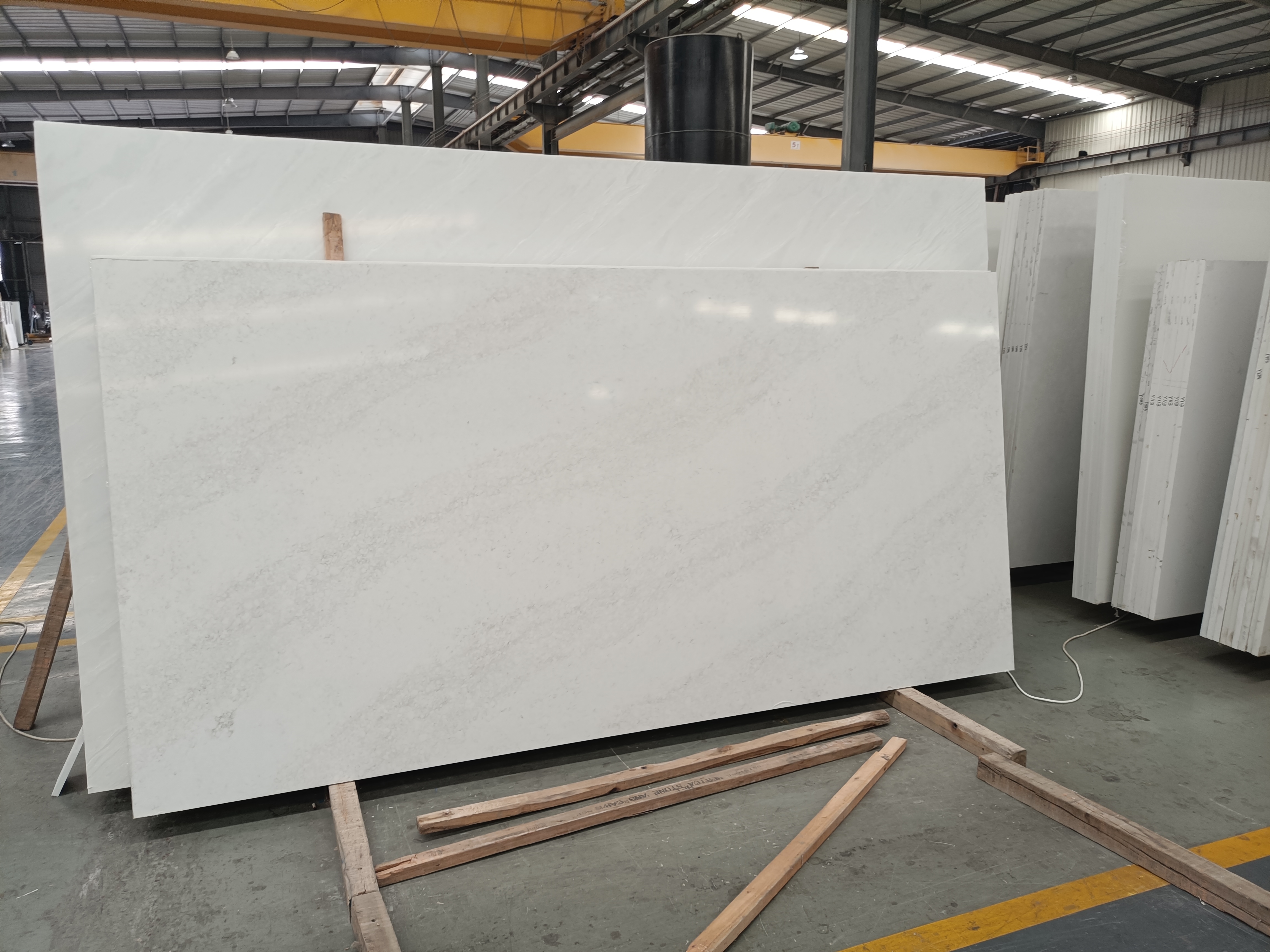 6041 Pera wenata Concrete Quartz Slabs