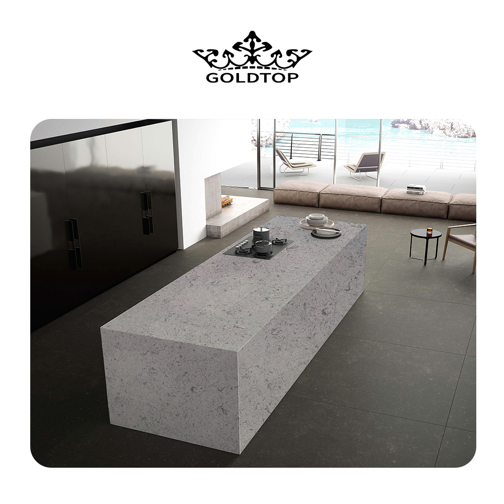 4027 Bianco Stream Quartz Slab