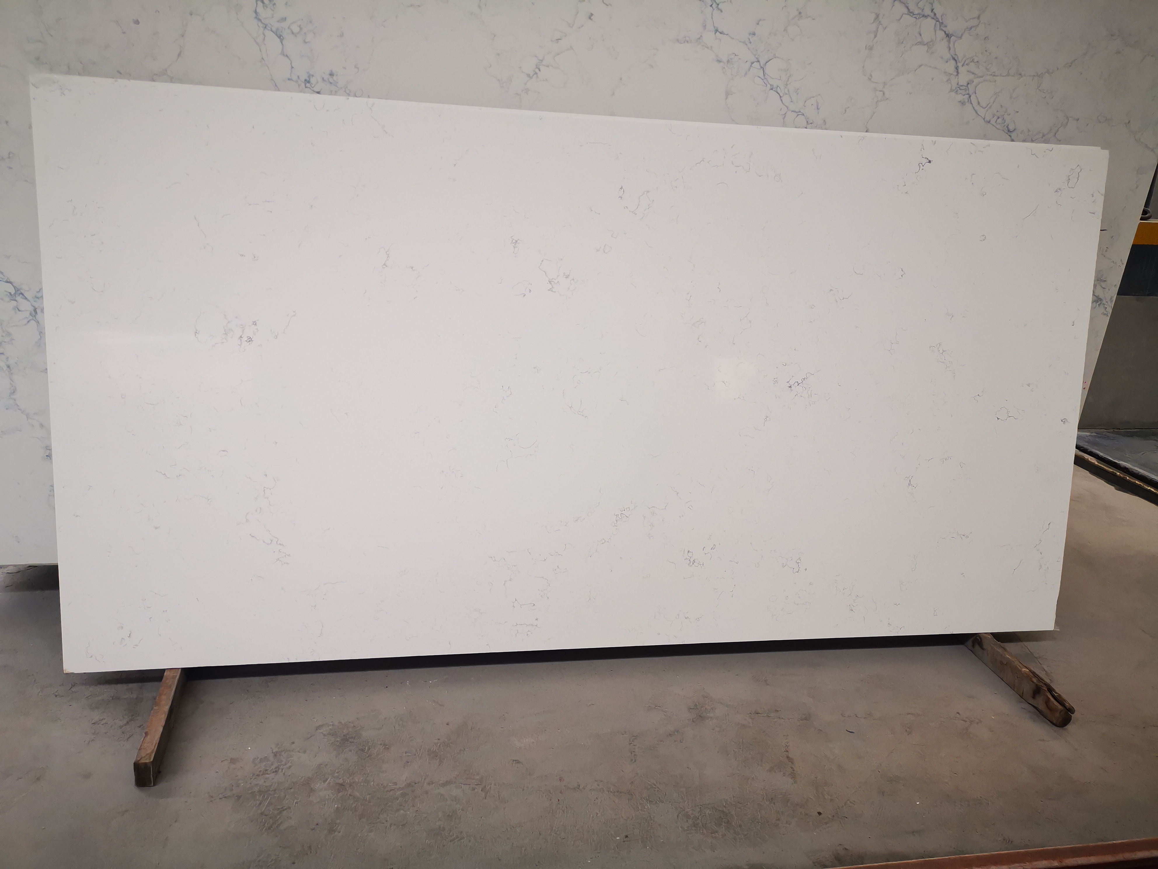 4044 Bianco Carrara Marble Quartz Slab