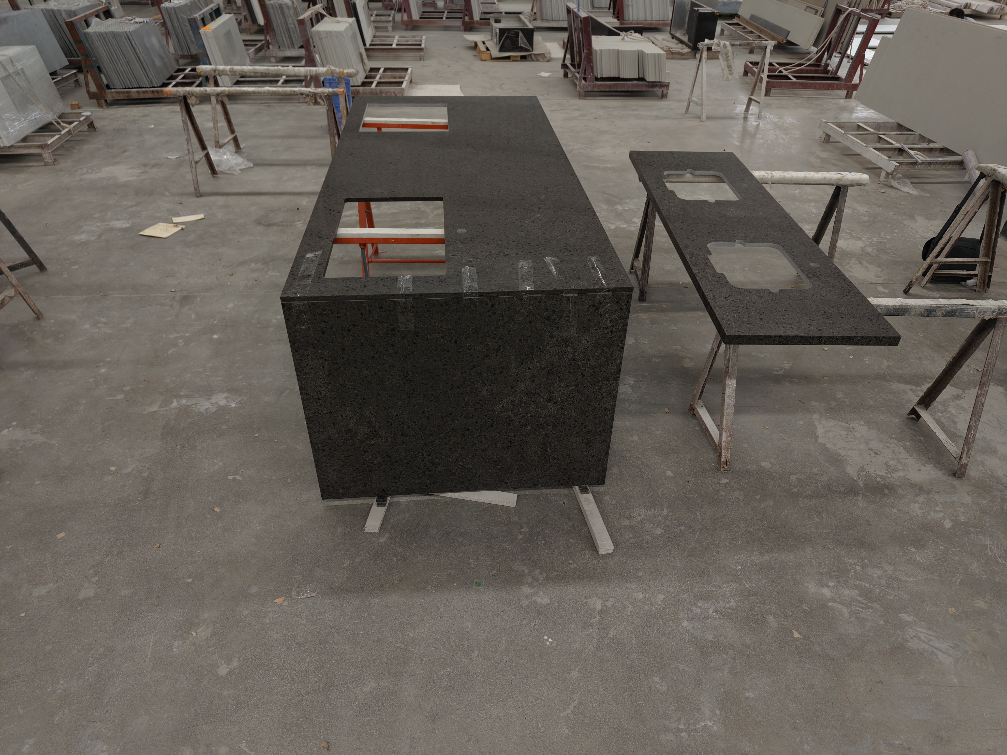 4058 Lagos Azul Marble Quartz Slab