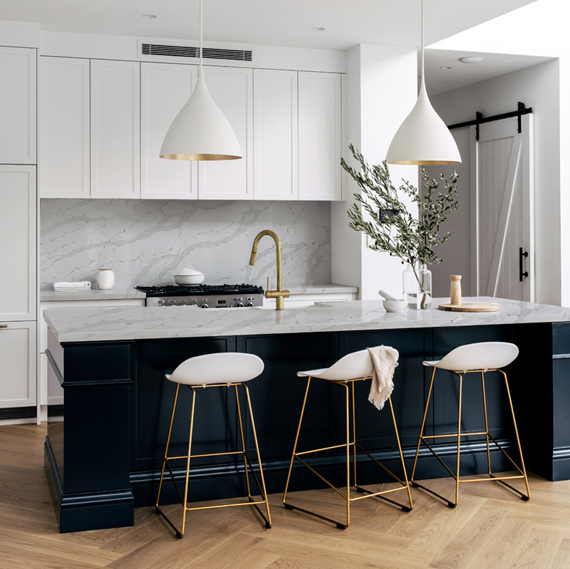 5037 Scotch White Calacatta Classic Quartz Countertops