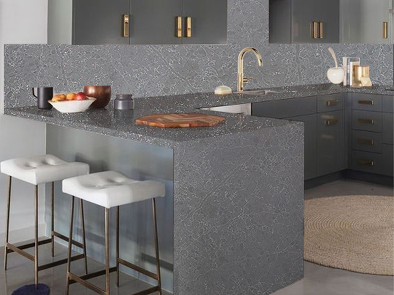 5011 Night Sunny Grey Calacatta Quartz Countertops