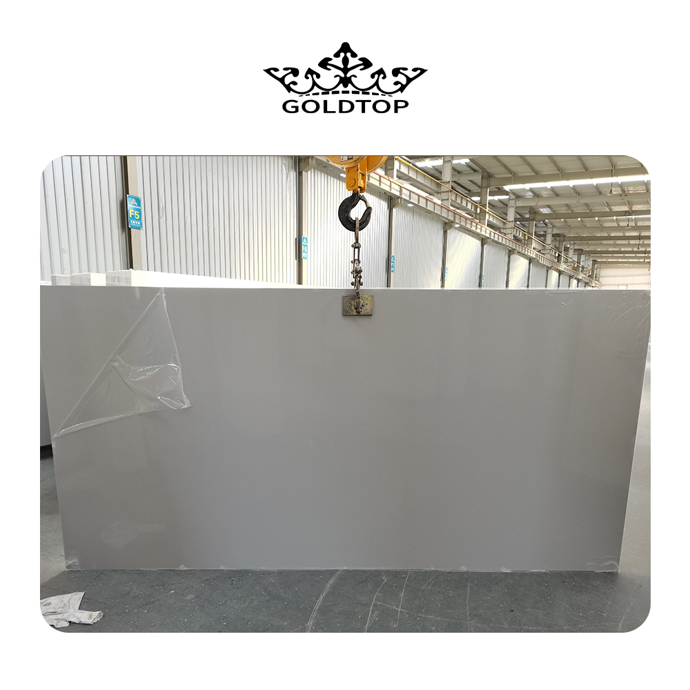 2009 Sesame Grey Quartz Countertop With Black Veins