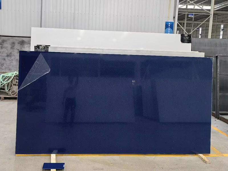 1005 Stellar Marine Blue Quartz Countertops Tiles Slab
