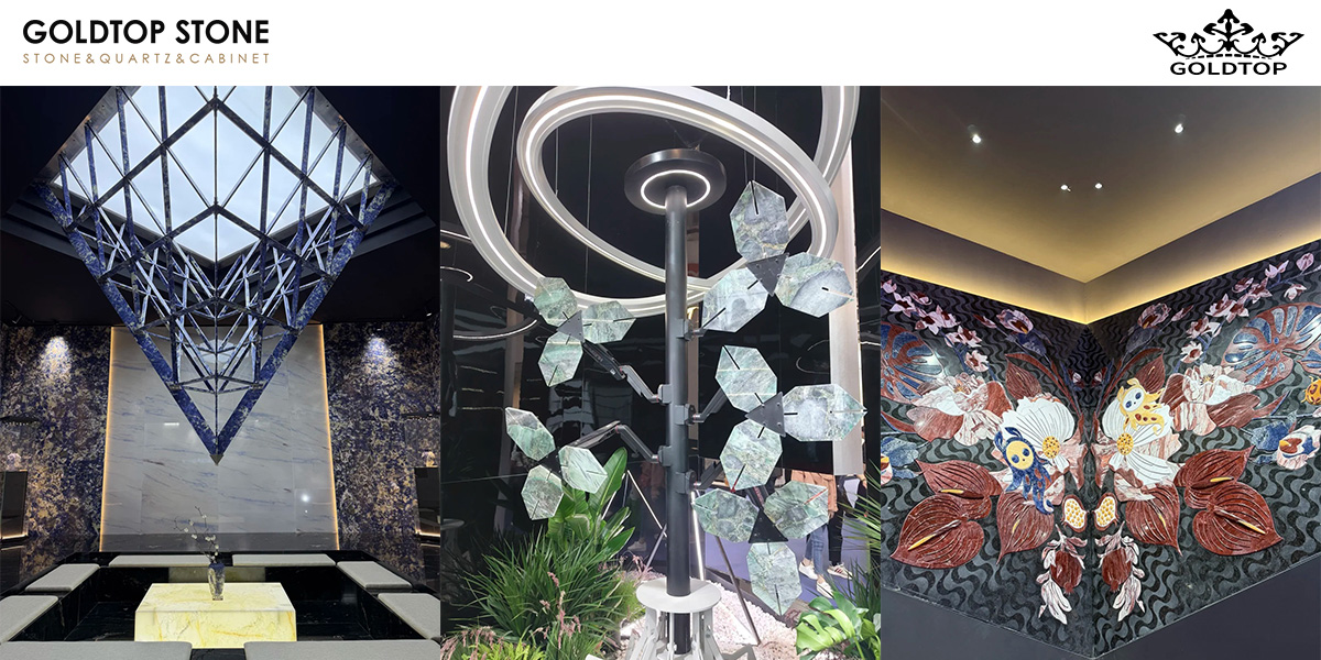 Statement Stones: Bold Colors as Spatial Accents