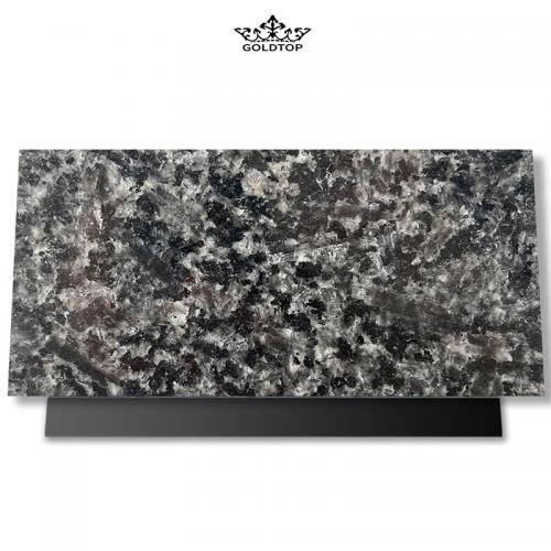 Black ice flower Natural granite mesa square floor custom made