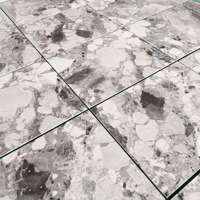 Oreo grey marble floor tiles