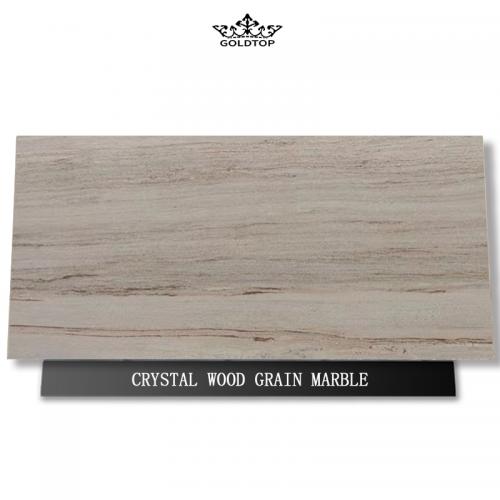 Crystal Wood Grain Marble Slab
