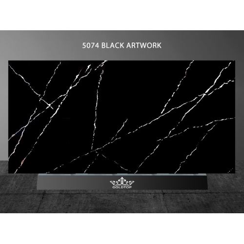 5074 Black Artwork Quartz