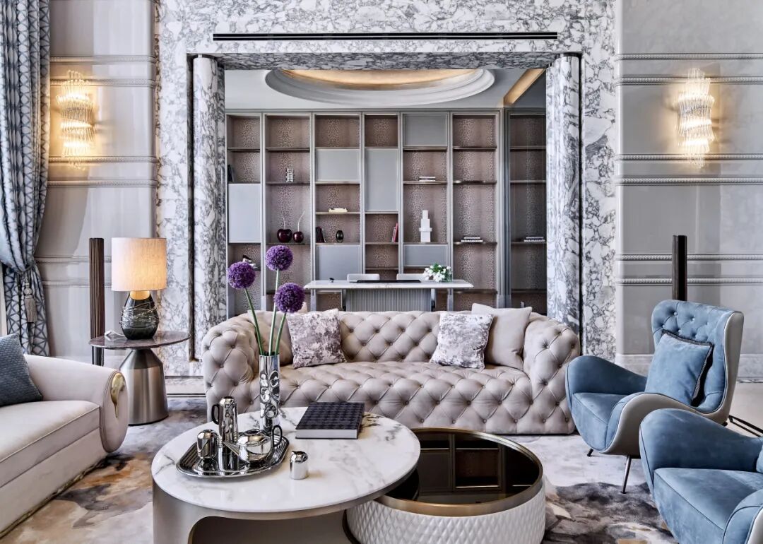 Italienischer Arabescato-Marmor: Räumliche Raffinesse mit purer Eleganz