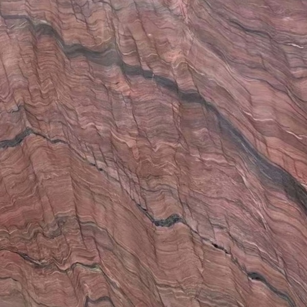 Roter Seidenquarzit