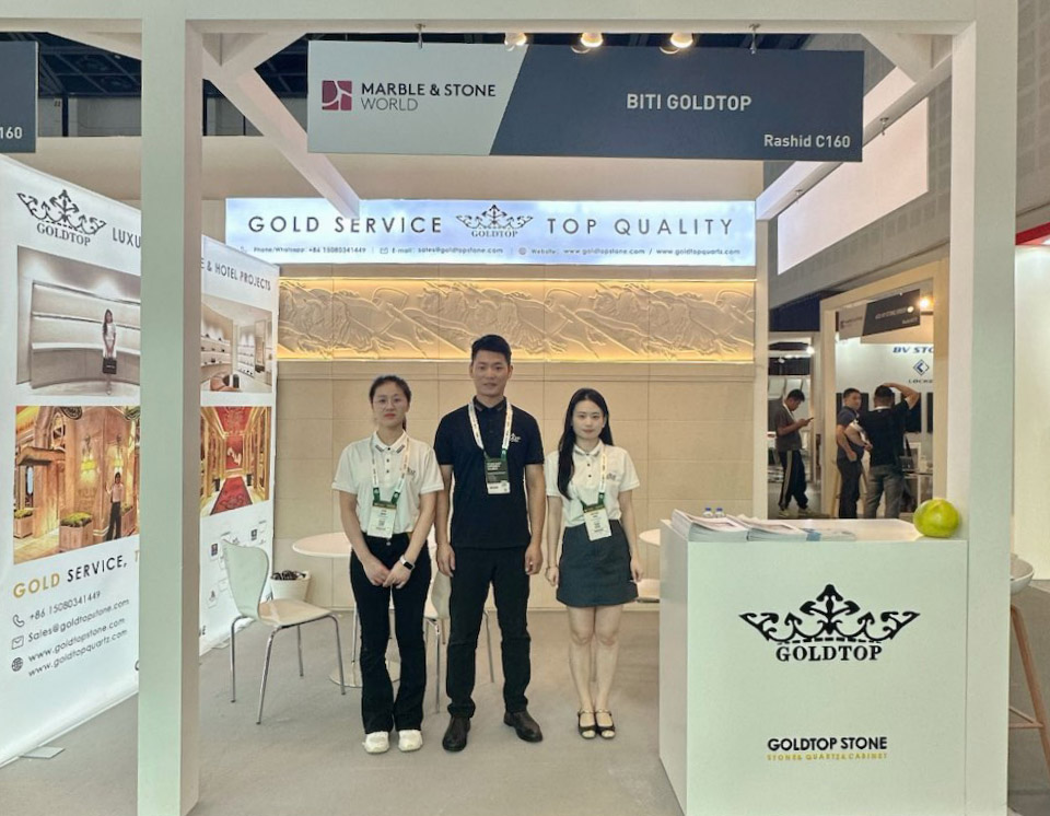 GOLDTOP glänzt auf der BIG 5 Global Dubai: Premium-Steinlösungen für Luxus-Boutique- und Hotelprojekte